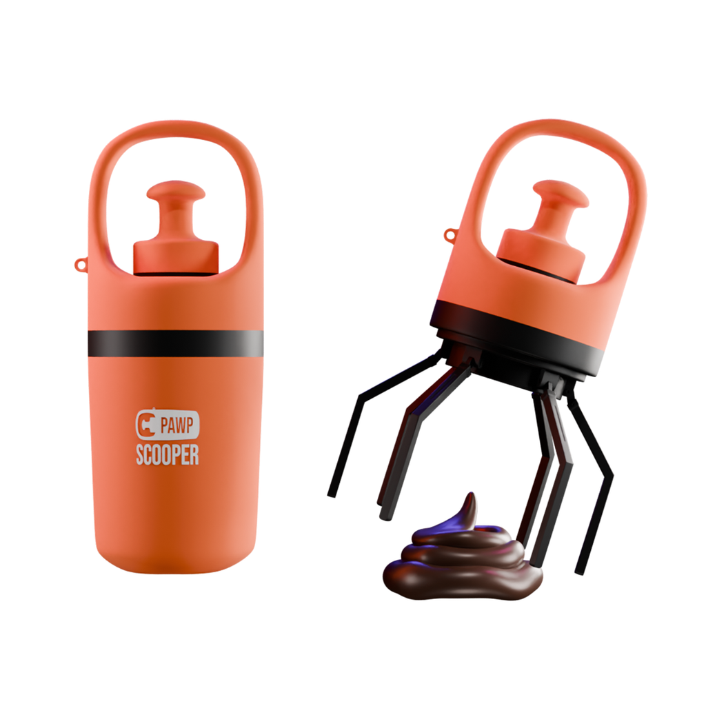 Pawp Scooper: Portable Dog Poop Scooper (Orange)