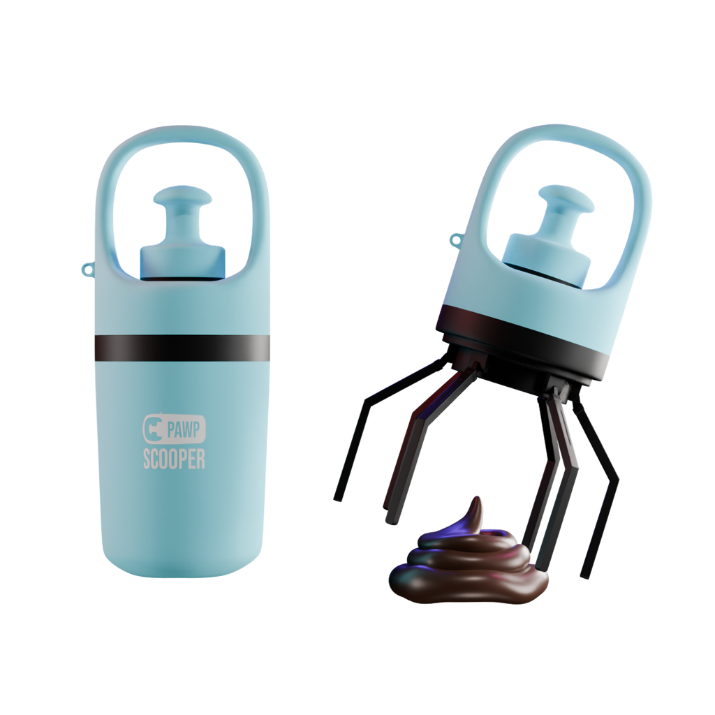 Pawp Scooper: Portable Dog Poop Scooper (Blue)